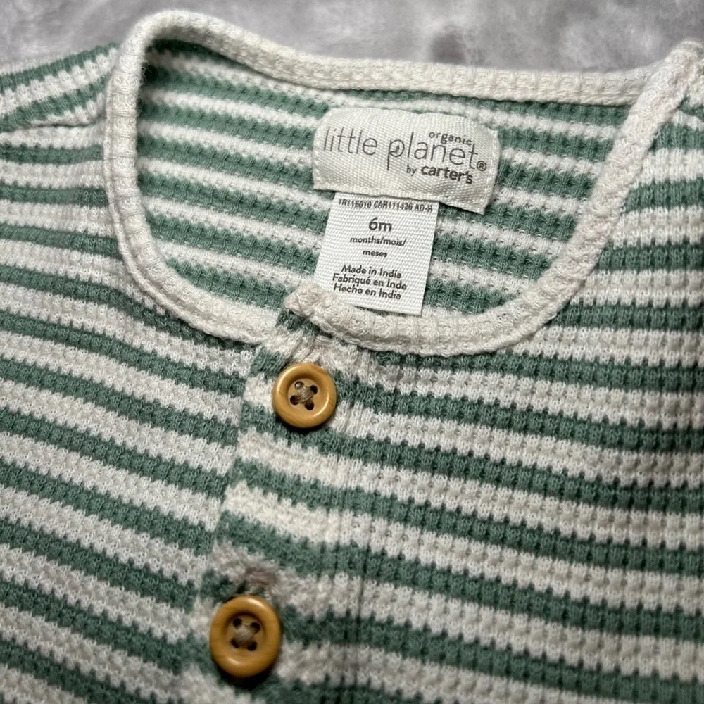 Little Planet by Carter's Baby Girls Sleeveless Bodysuit Bundle- Size 6M